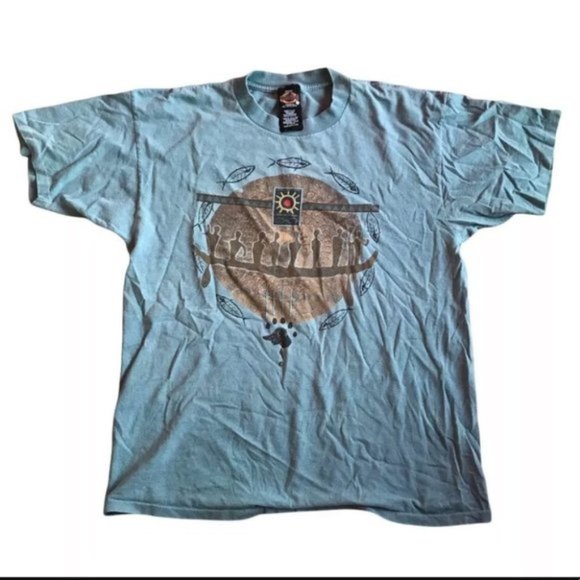 Vintage Northbound Cotton Graphic Earth Vision Quest T-Shirt